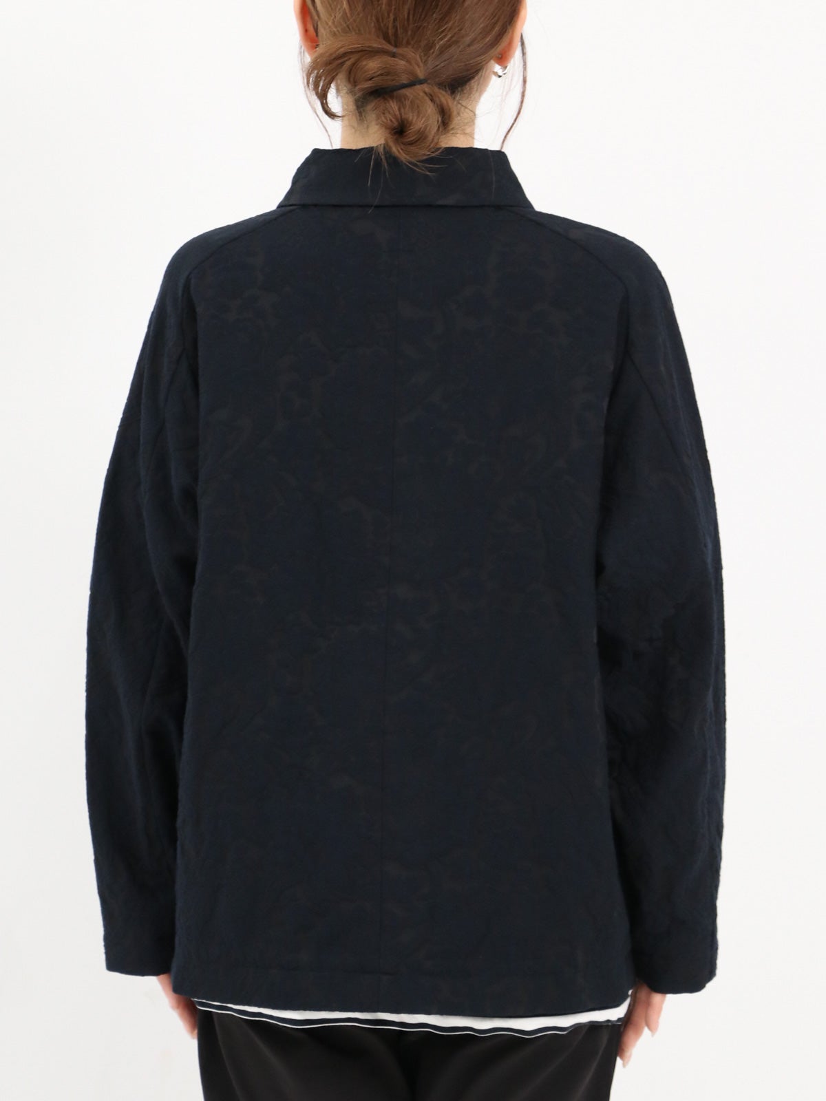 Needles ] Round Collar Jacket - Calico Jacquard | FUKAYA FASHION