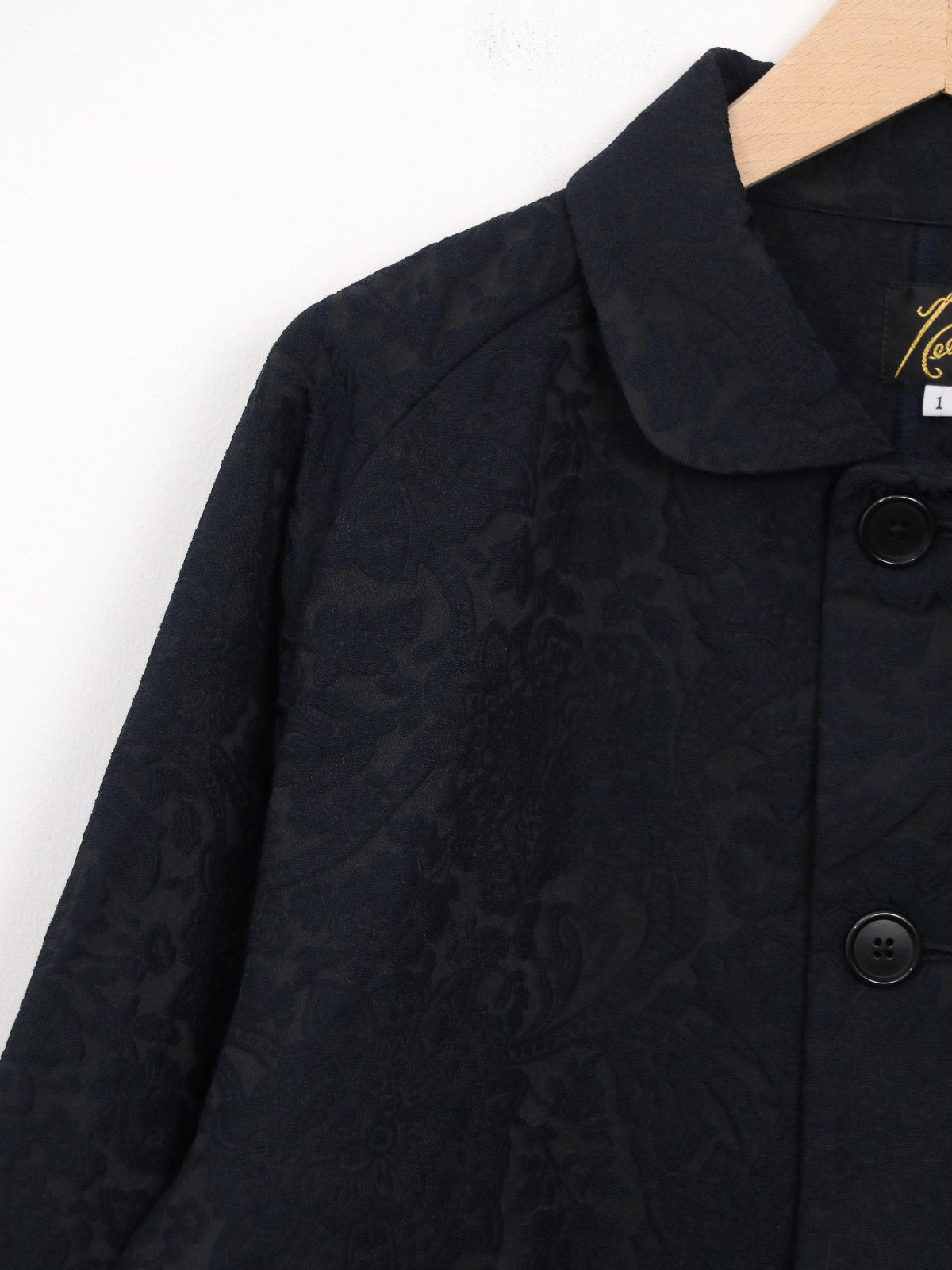Needles ] Round Collar Jacket - Calico Jacquard | FUKAYA FASHION