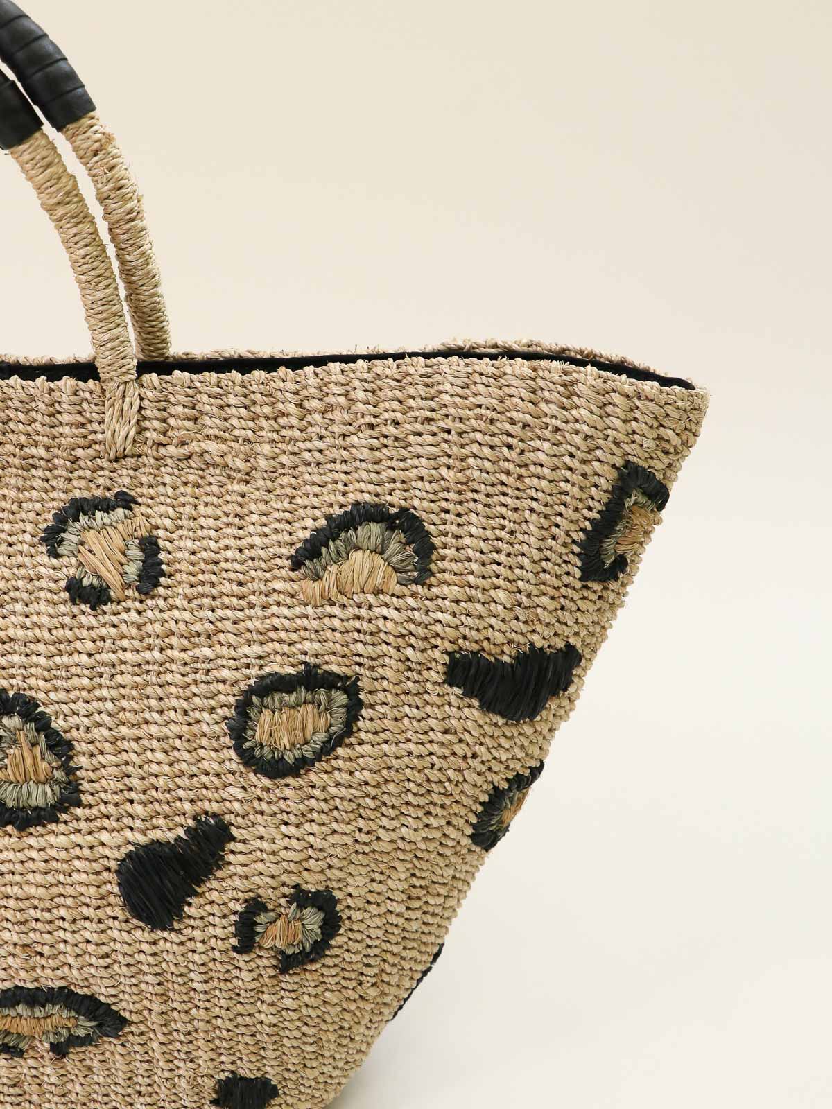 The Bagmati ] レオパード刺繍カゴバッグ | FUKAYA FASHION STORES ONLINE