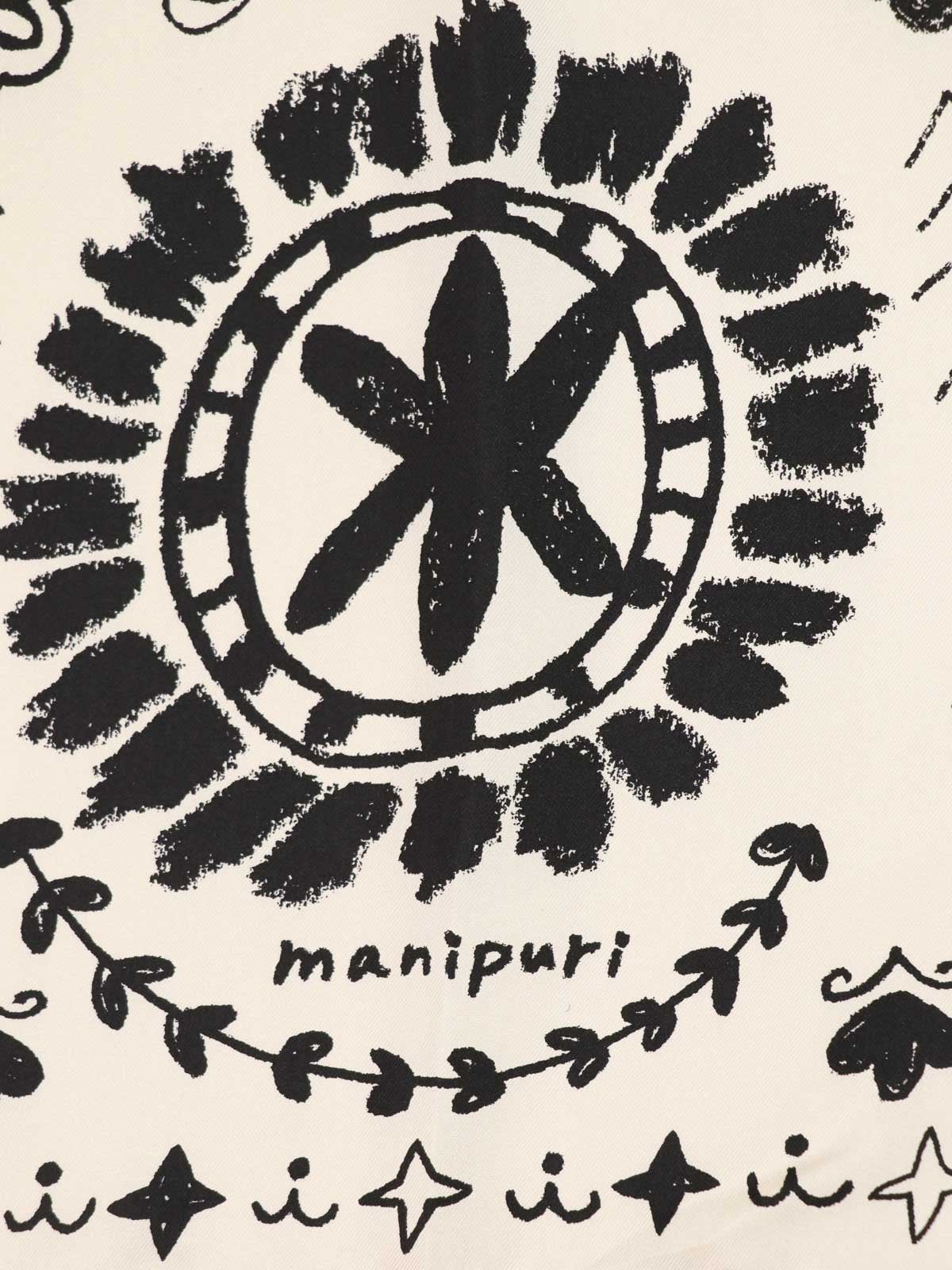 manipuri ] シルクスカーフ65 - ボヘミアンバンダナ | FUKAYA FASHION
