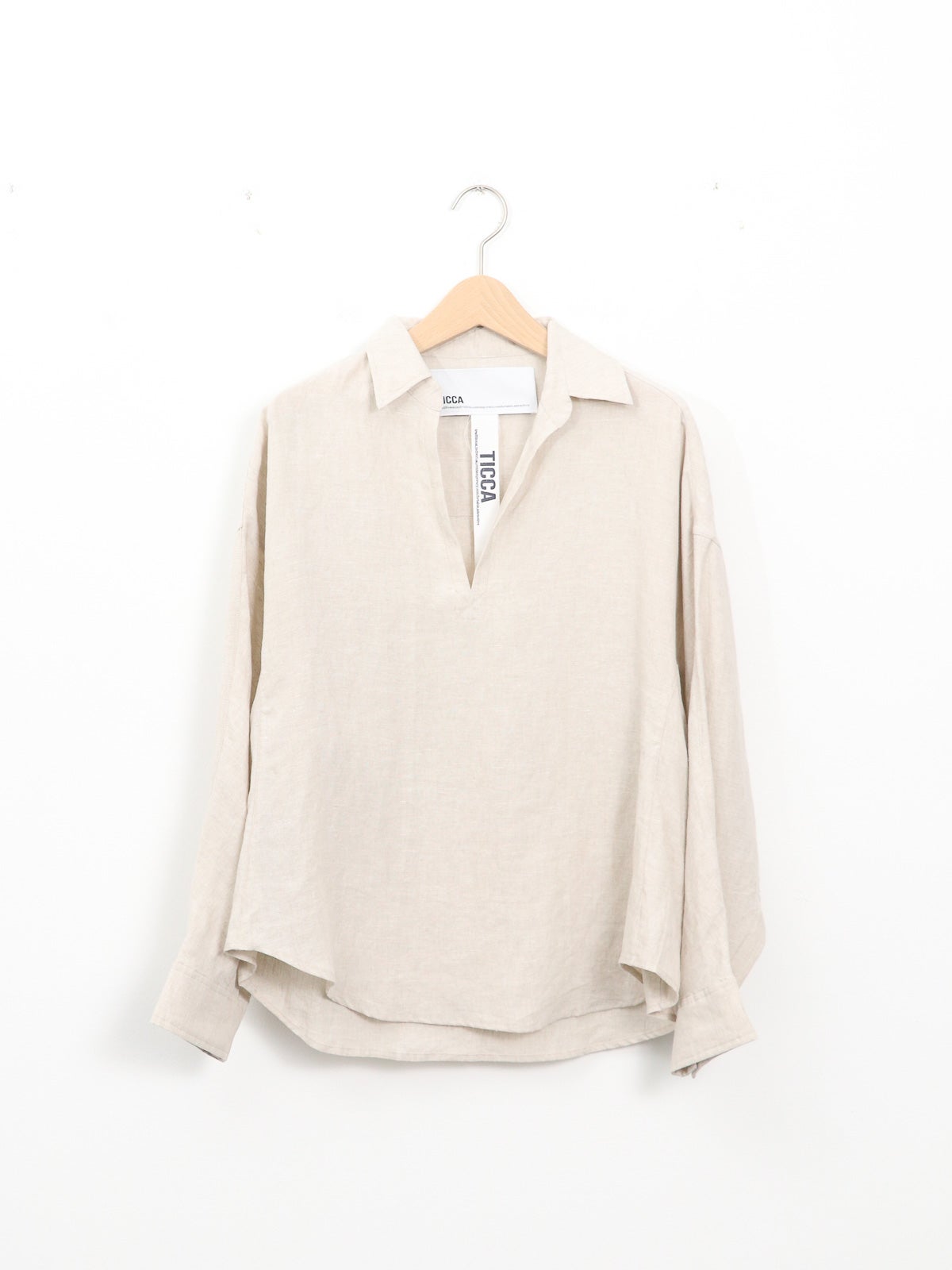 トップス ticca TICCA ] リネンスキッパーシャツ | FUKAYA FASHION STORES ONLINE