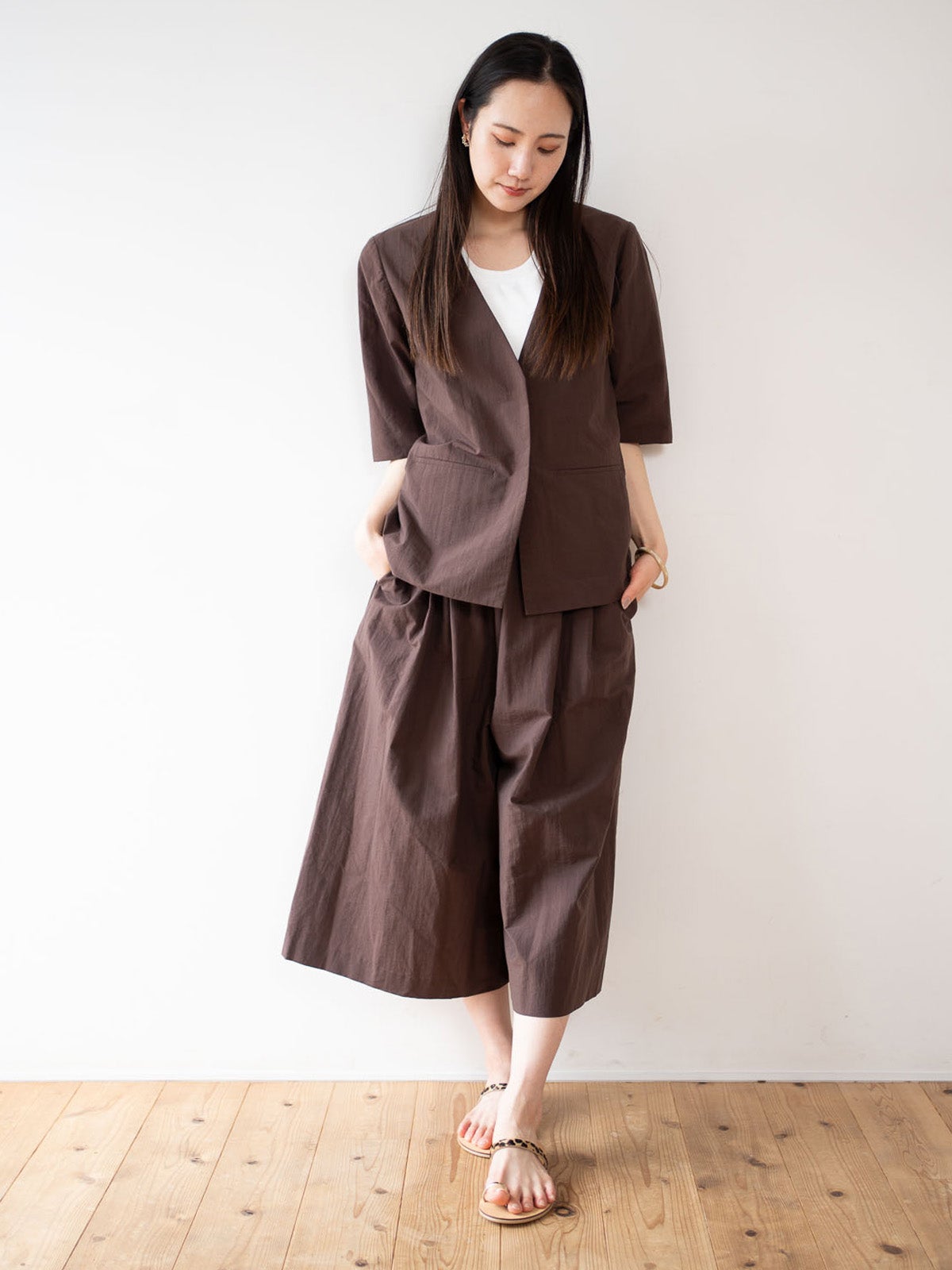 model : 169cm 着用サイズ : 38