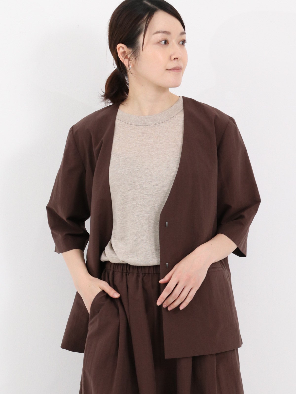 model : 167cm 着用サイズ : 38