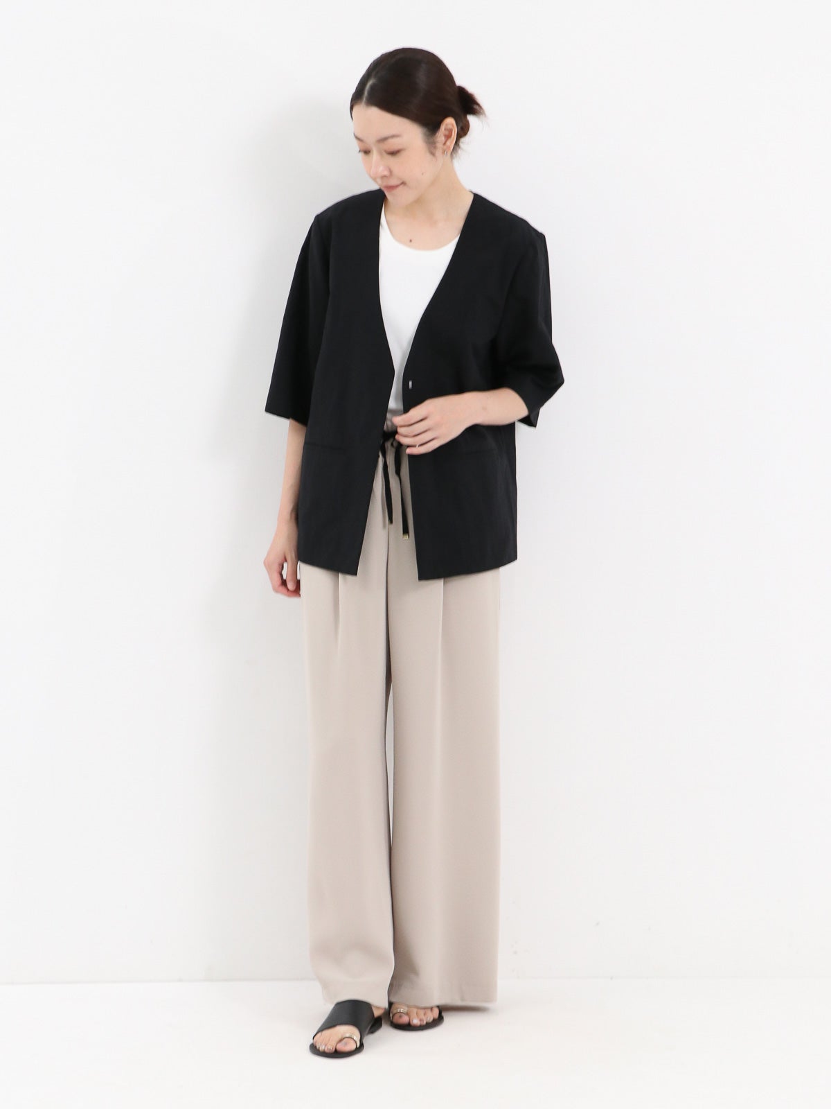 model : 167cm 着用サイズ : 38