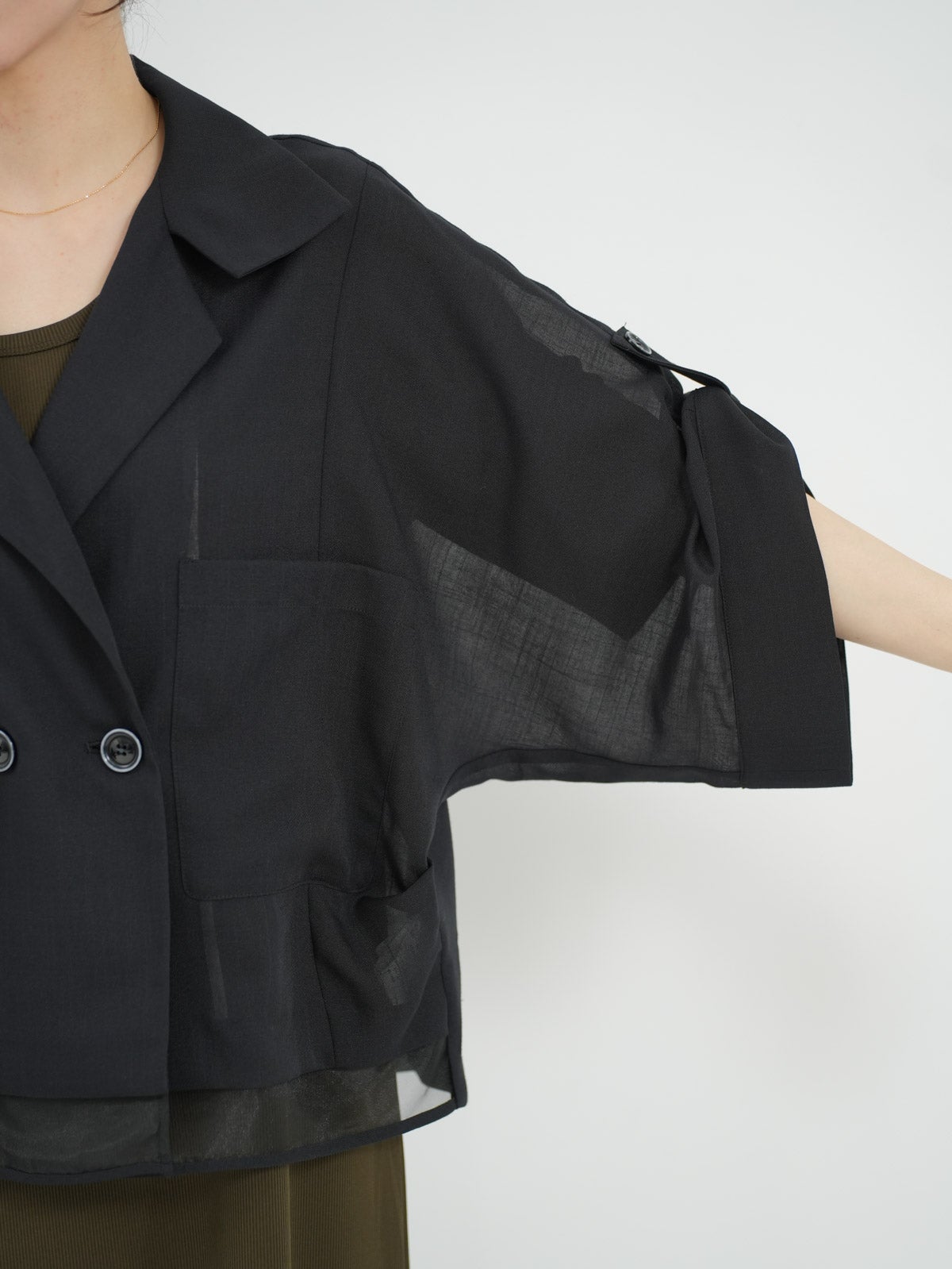Lallia Mu ] ハーフスリーブジャケット | FUKAYA FASHION STORES ONLINE