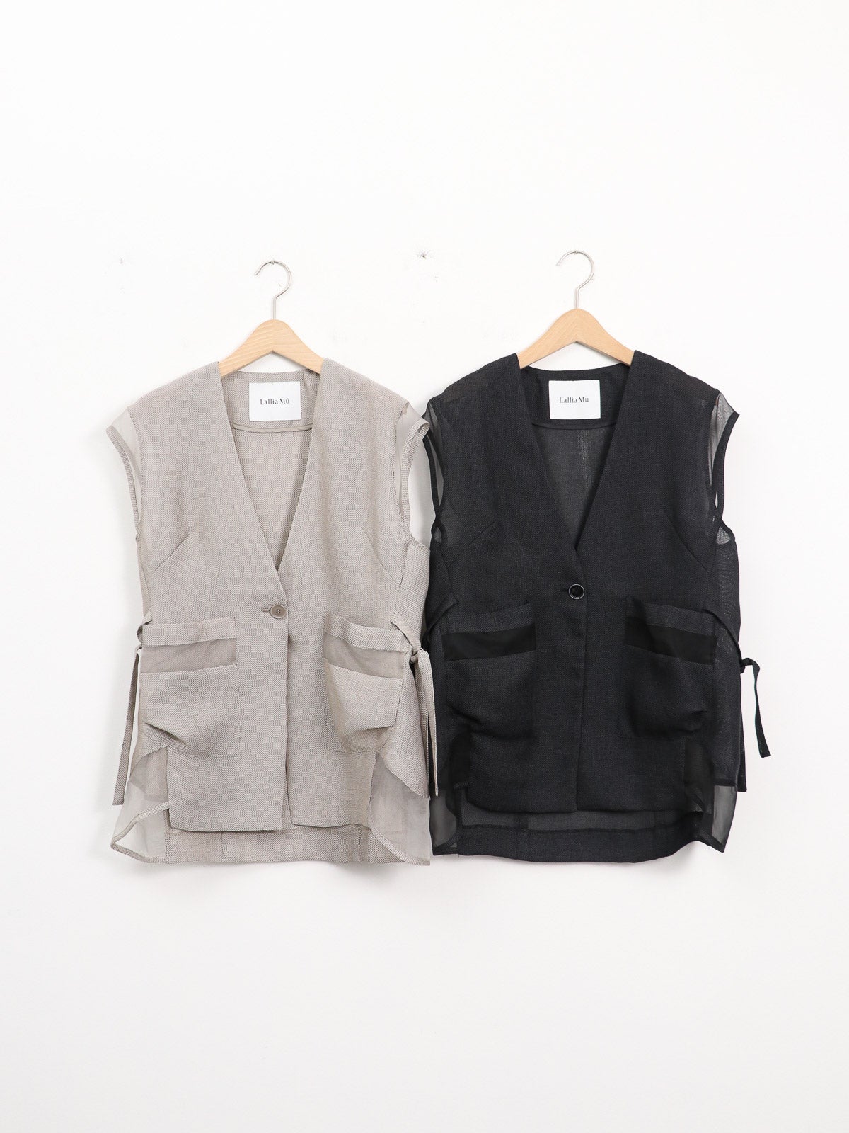 Lallia Mu ] リネンライクベスト | FUKAYA FASHION STORES ONLINE