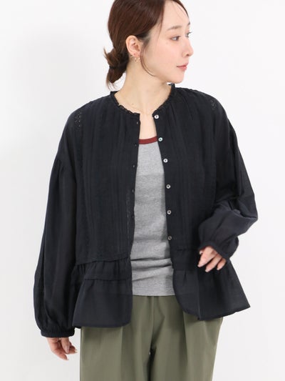 Fanaka ] リバーレースペプラムブラウス | FUKAYA FASHION STORES ONLINE