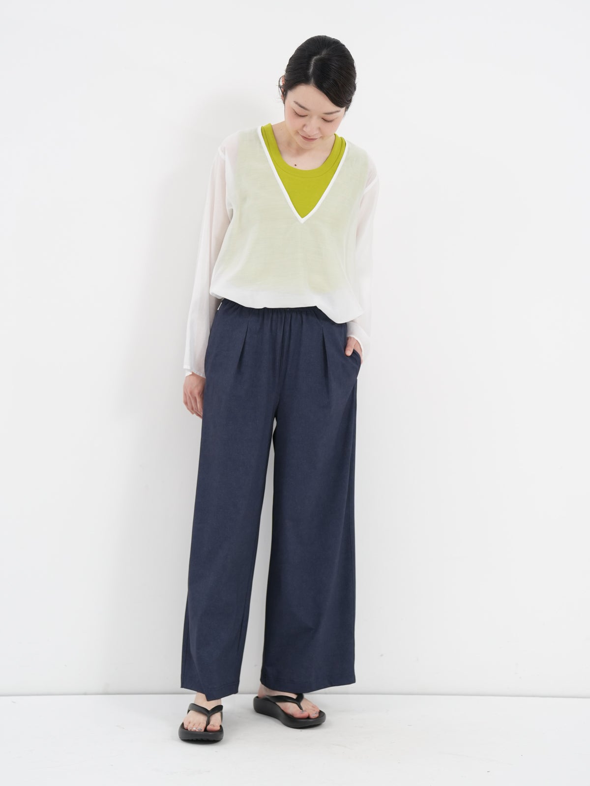 SOMETHING ] SL PANTS WIDE