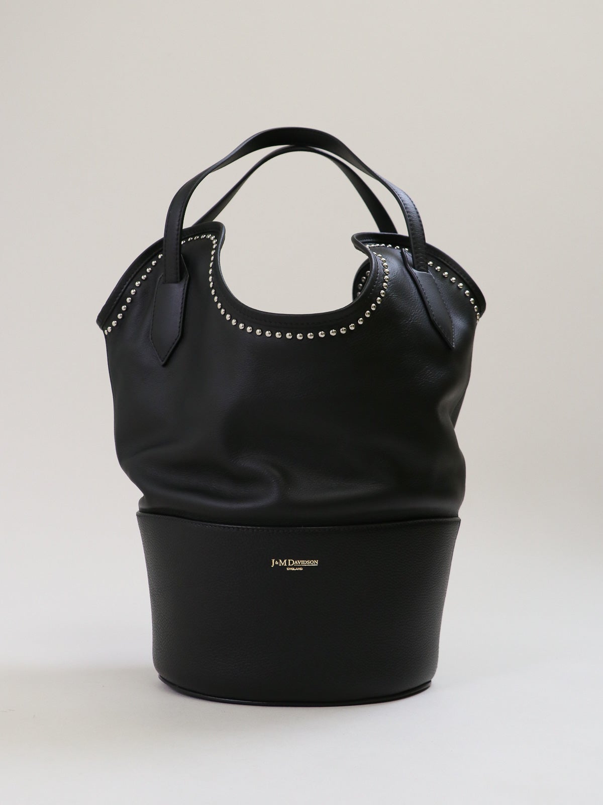 J&M DAVIDSON ] RAY BUCKET S WITH STUDS - Black | FUKAYA FASHION
