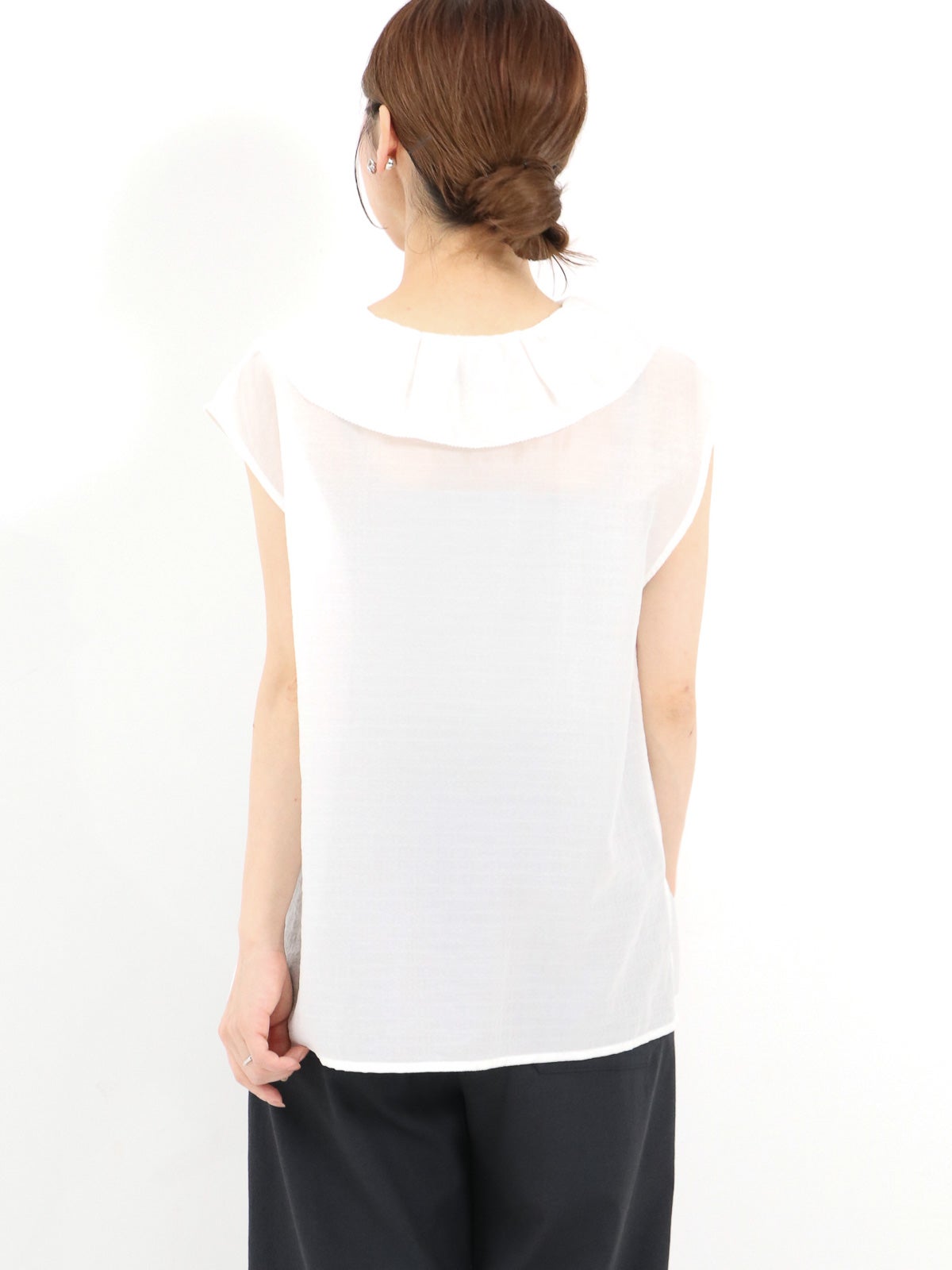 CHIGNON ] シアーフリルブラウス | FUKAYA FASHION STORES ONLINE