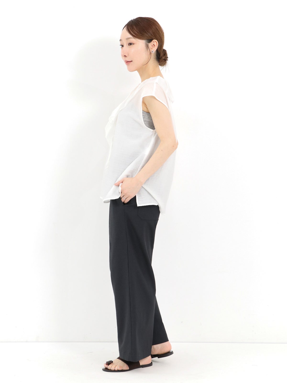CHIGNON ] シアーフリルブラウス | FUKAYA FASHION STORES ONLINE