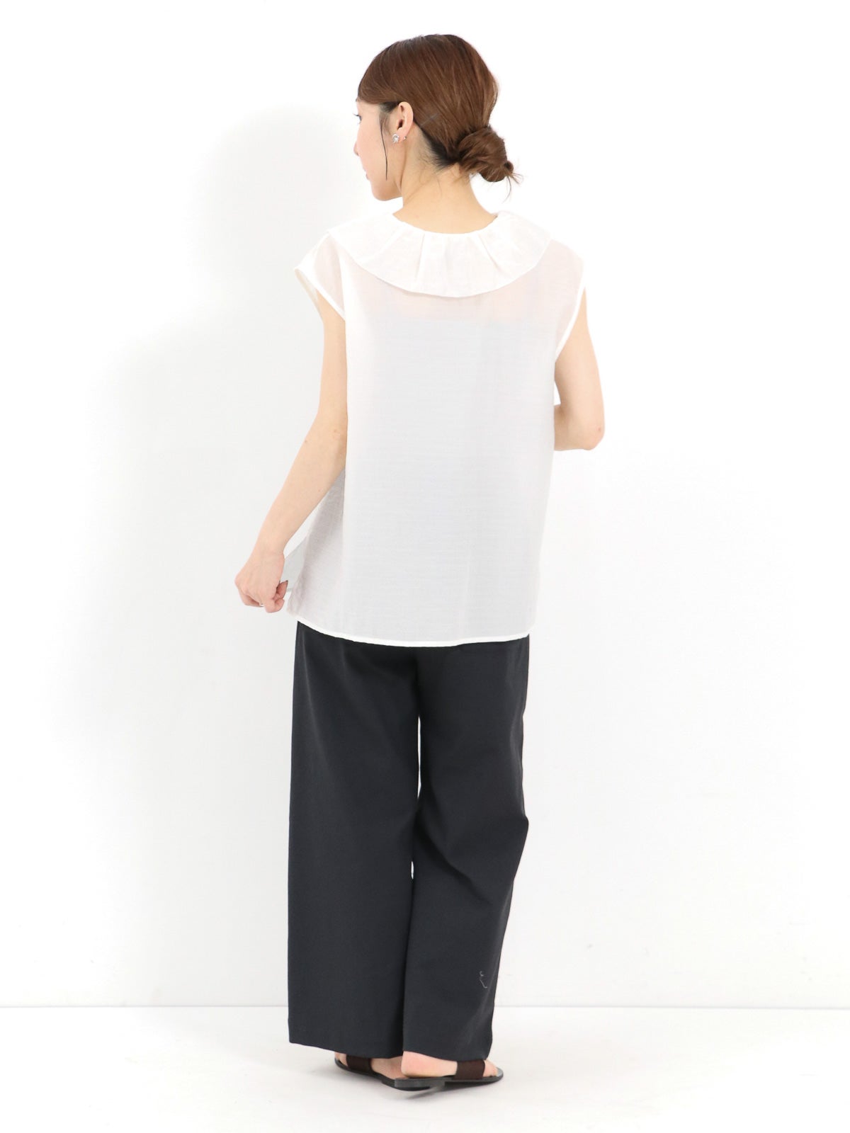 CHIGNON ] シアーフリルブラウス | FUKAYA FASHION STORES ONLINE