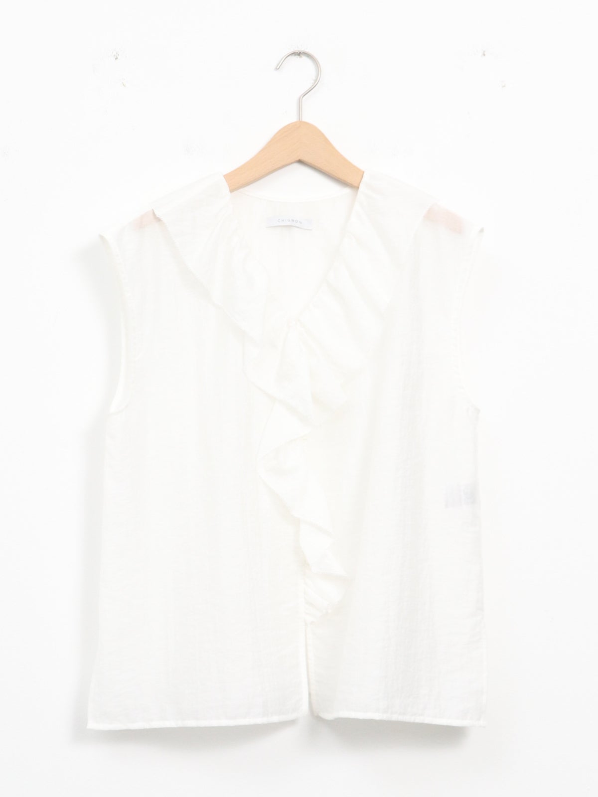 CHIGNON ] シアーフリルブラウス | FUKAYA FASHION STORES ONLINE