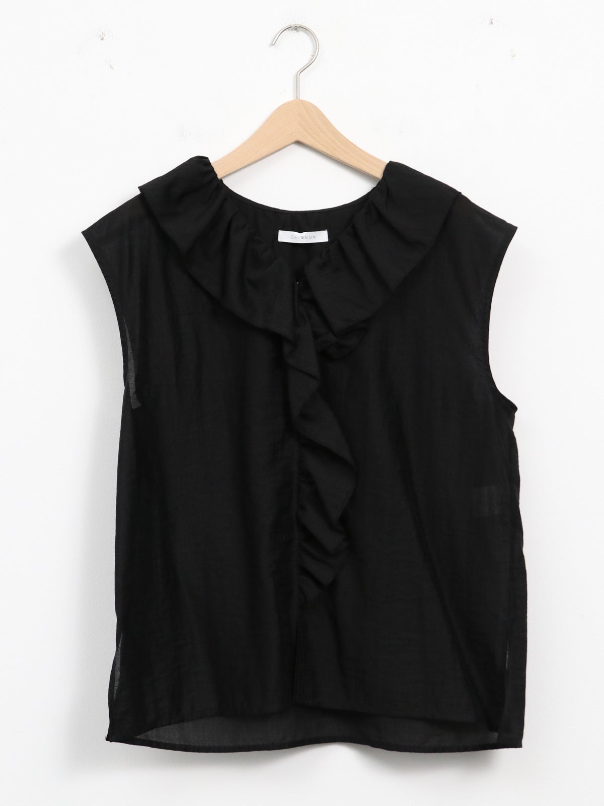 CHIGNON ] シアーフリルブラウス | FUKAYA FASHION STORES ONLINE