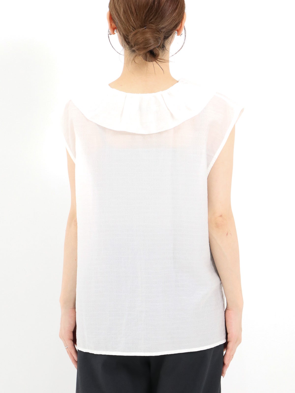 CHIGNON ] シアーフリルブラウス | FUKAYA FASHION STORES ONLINE