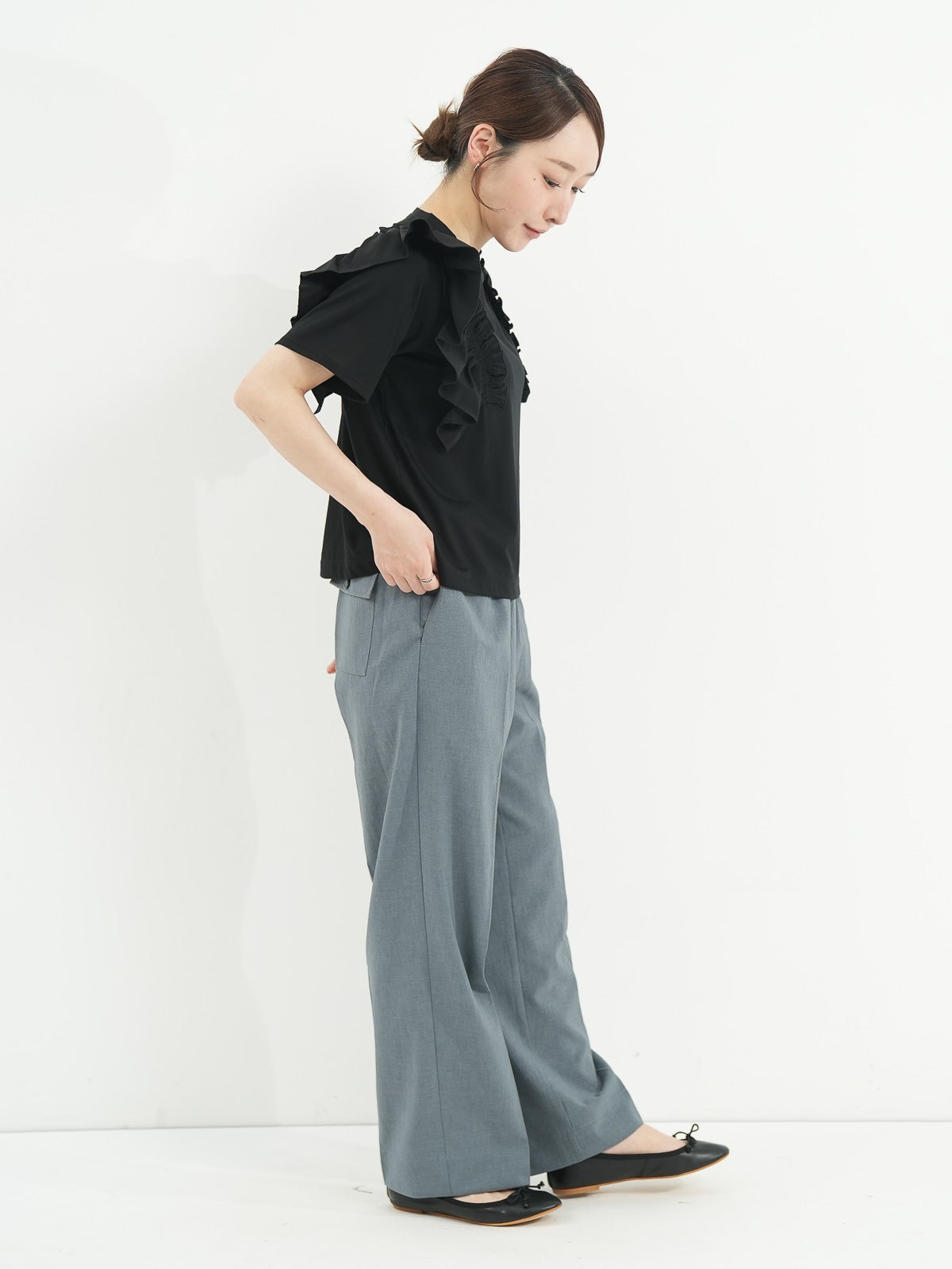 ATELIER SIX ] 異素材フリルプルオーバー | FUKAYA FASHION STORES ONLINE
