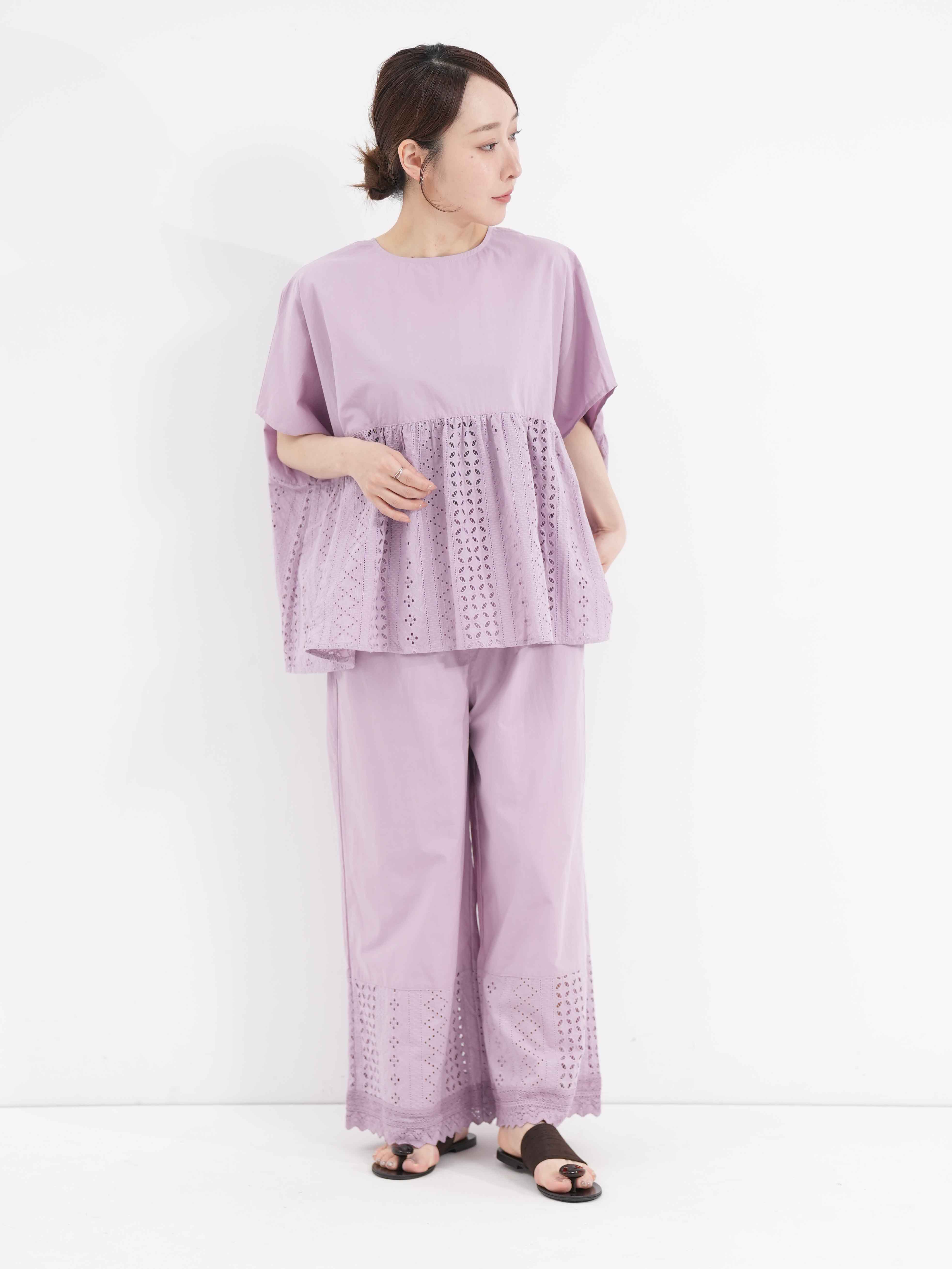 mao made ] 裾レースワイドパンツ | FUKAYA FASHION STORES ONLINE