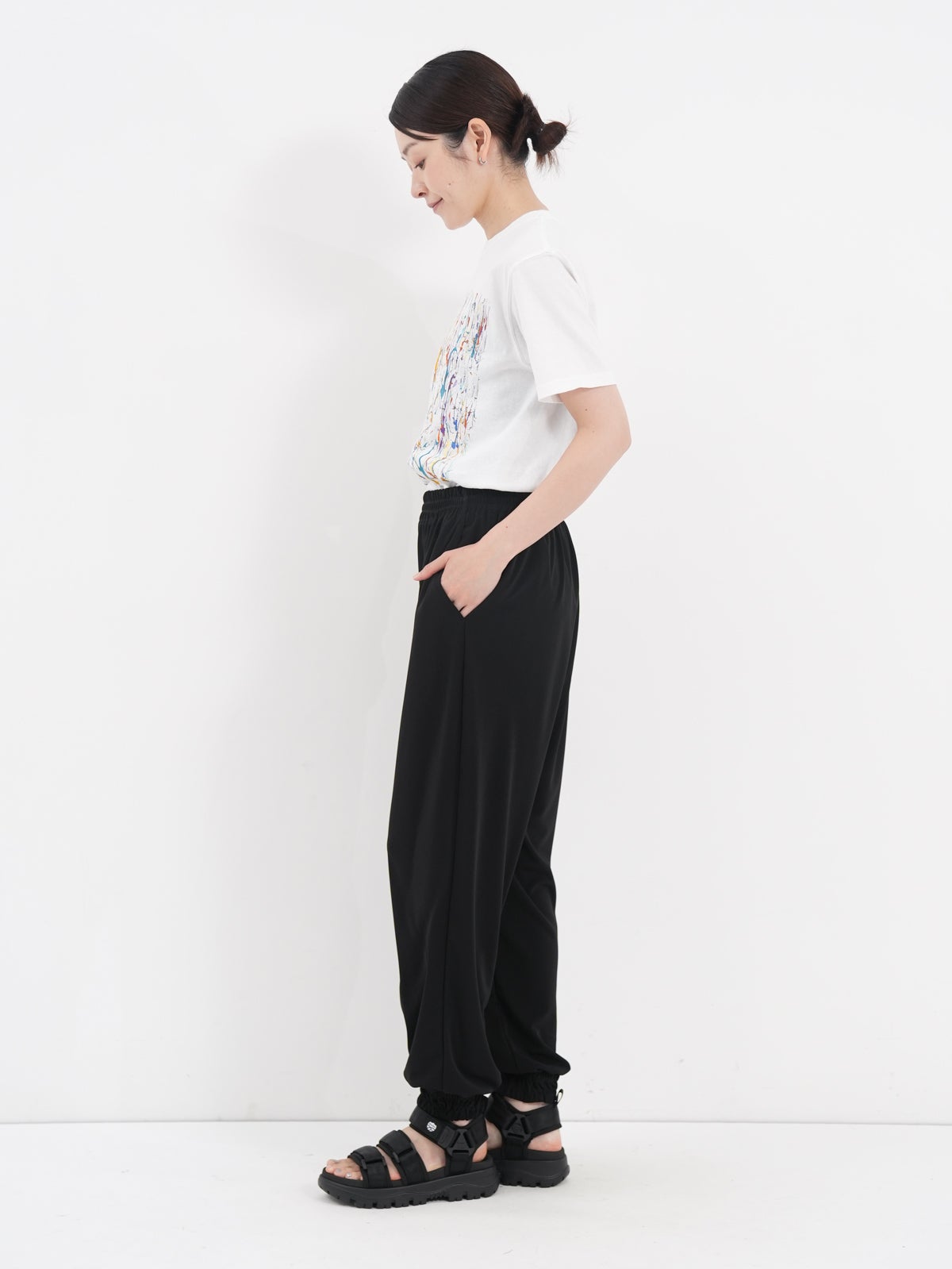 PUPULA ] YAGIPOLY SMOOTH ジョグパンツ | FUKAYA FASHION STORES ONLINE