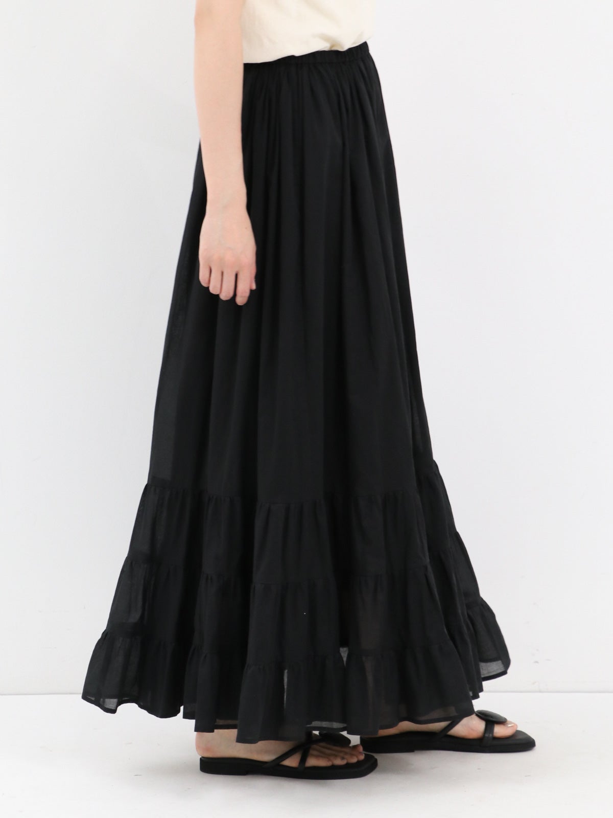 AQUAFITS ] ティアードマキシスカート | FUKAYA FASHION STORES ONLINE