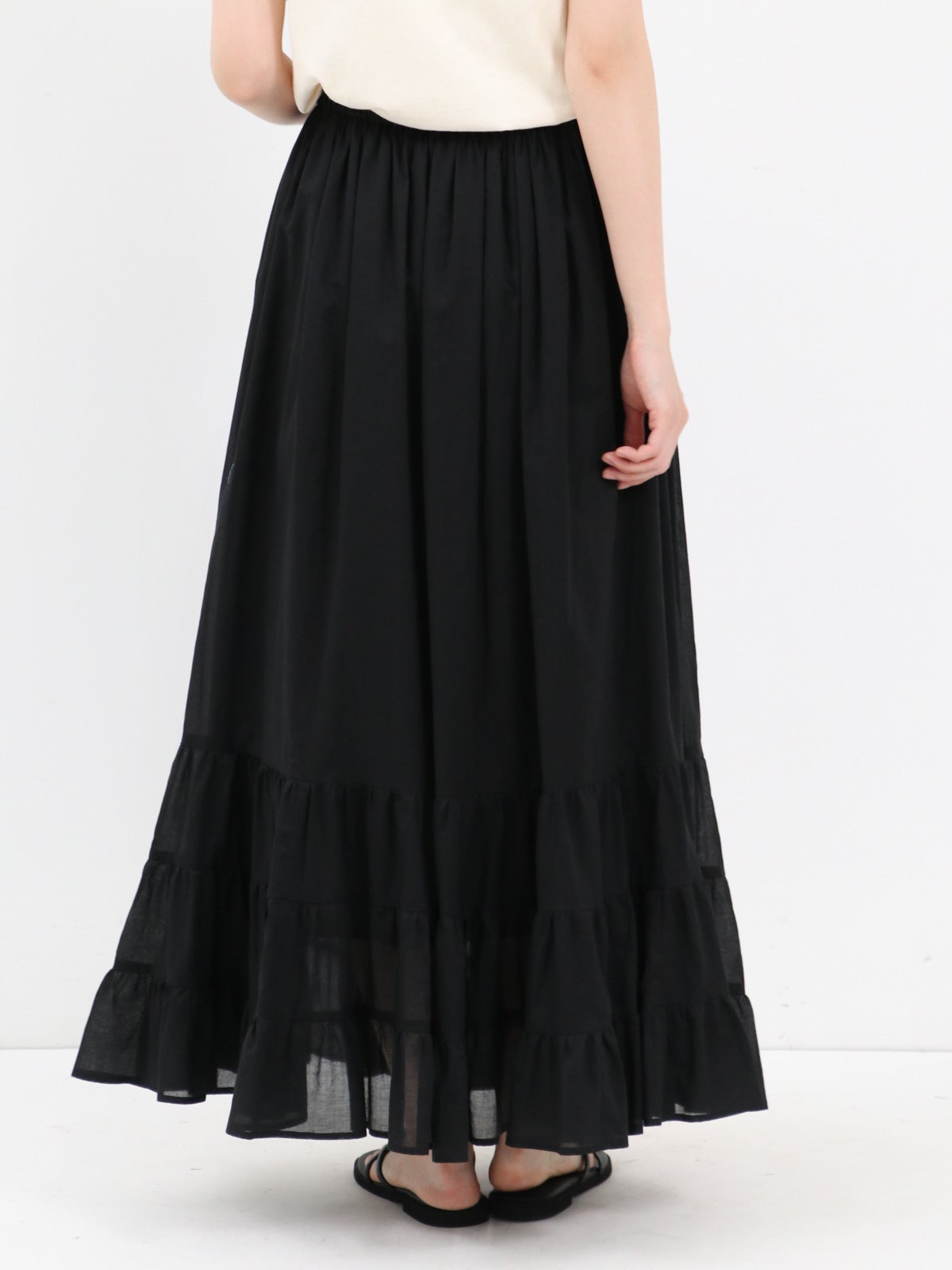 AQUAFITS ] ティアードマキシスカート | FUKAYA FASHION STORES ONLINE