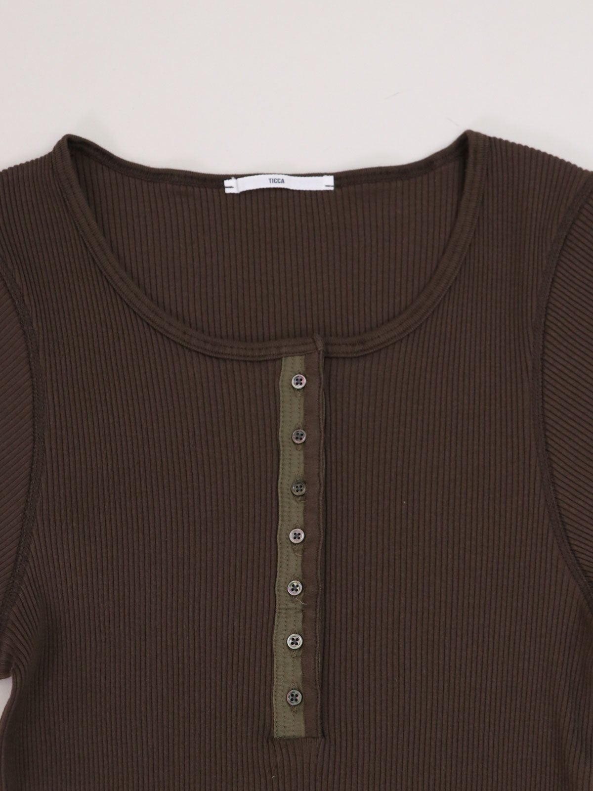 TICCA ] テレコヘンリーネックプルオーバー | FUKAYA FASHION STORES