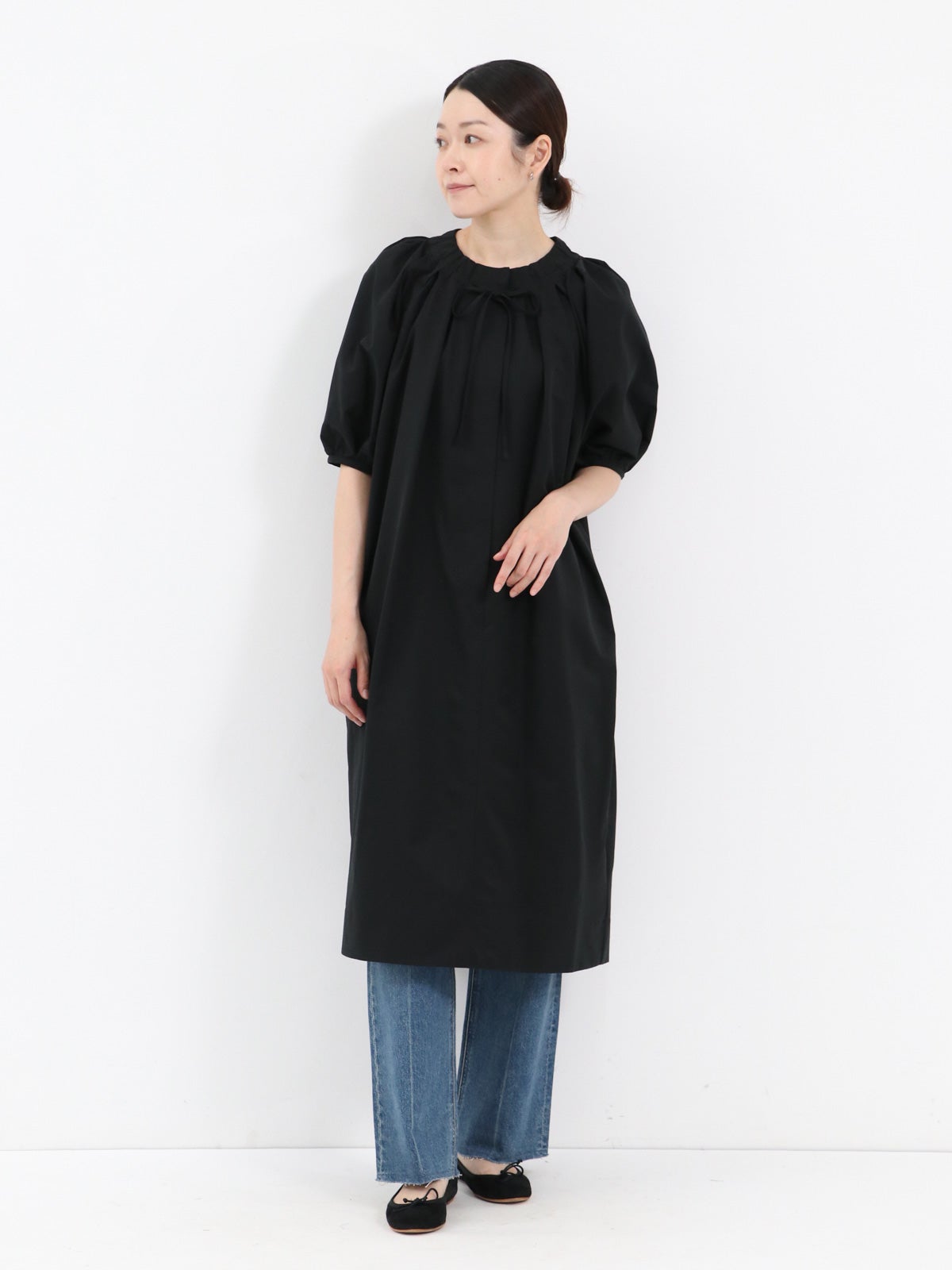 J&M DAVIDSON ] Tucked dress | FUKAYA FASHION STORES ONLINE