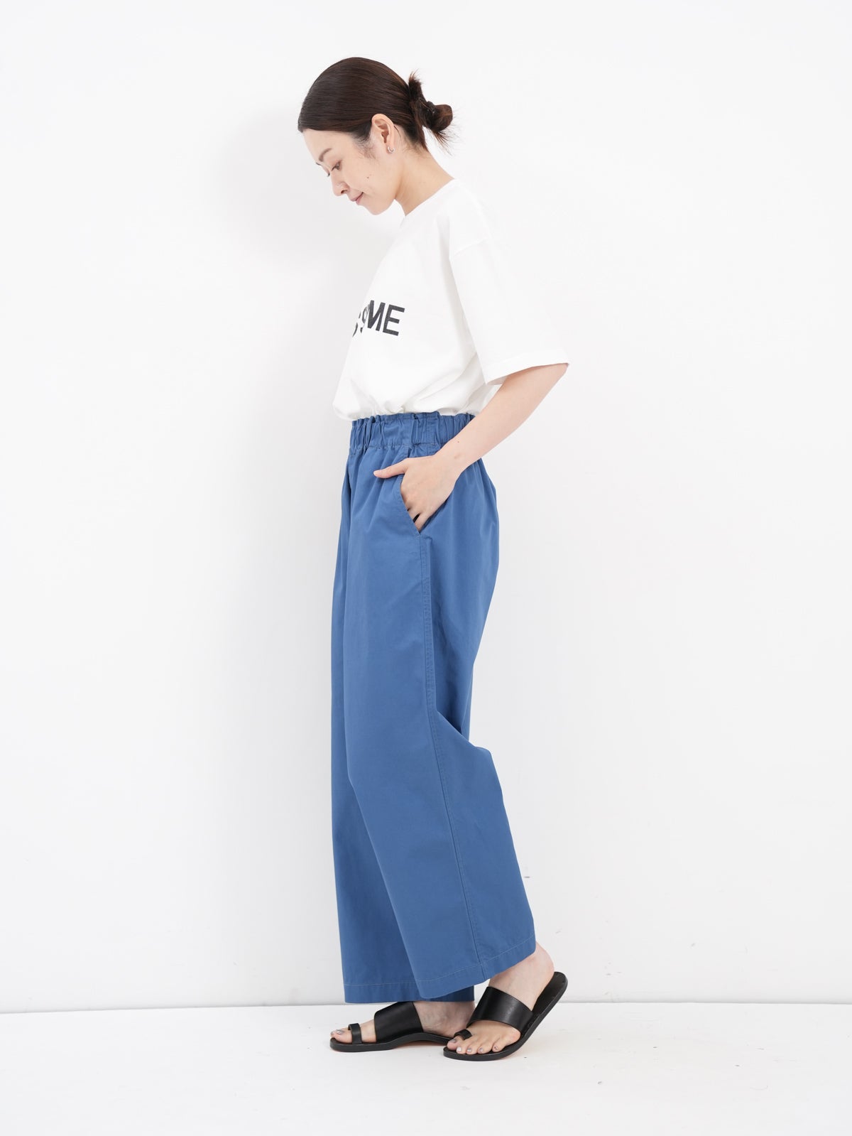 ⭐︎新品未使用⭐︎donoban 完売商品　ハイウエストカーブチノ NOUVELLES DU PARADIS ] グロスチノイージーパンツ | FUKAYA FASHION