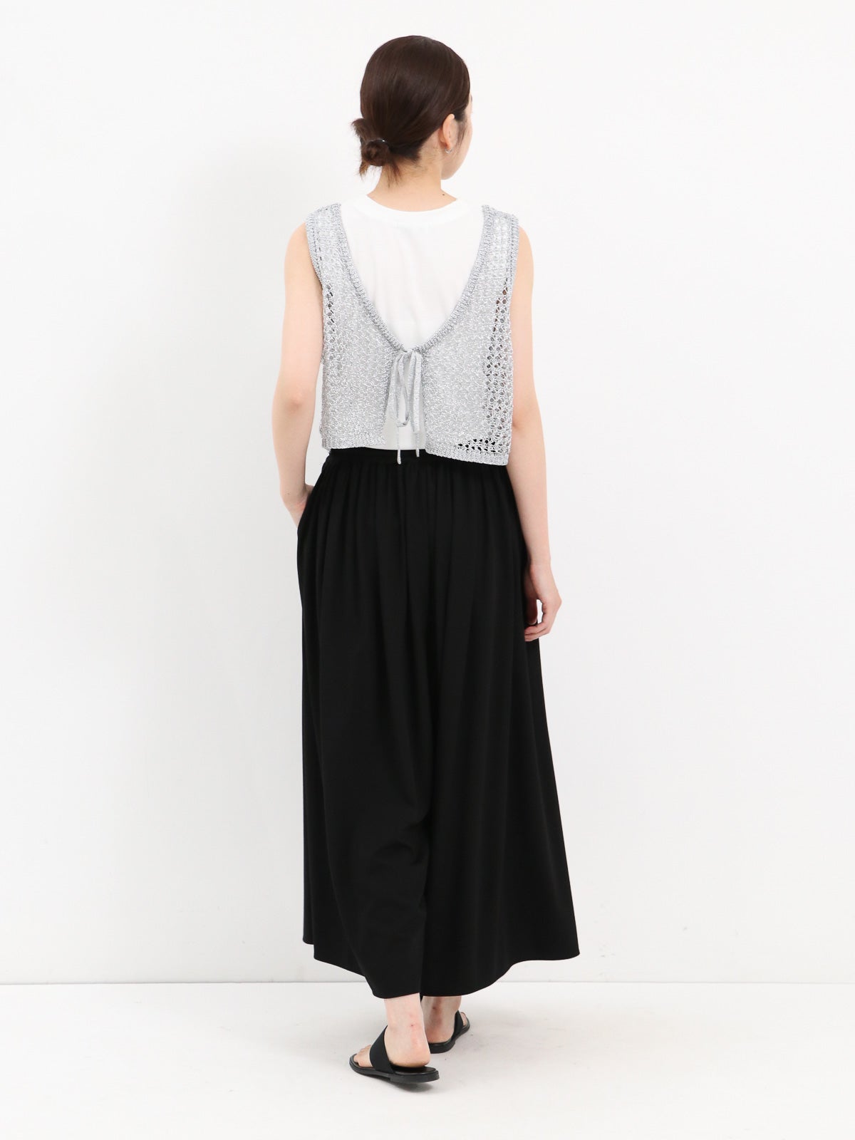 Dignite Collier ] メタリックメッシュビスチェ | FUKAYA FASHION
