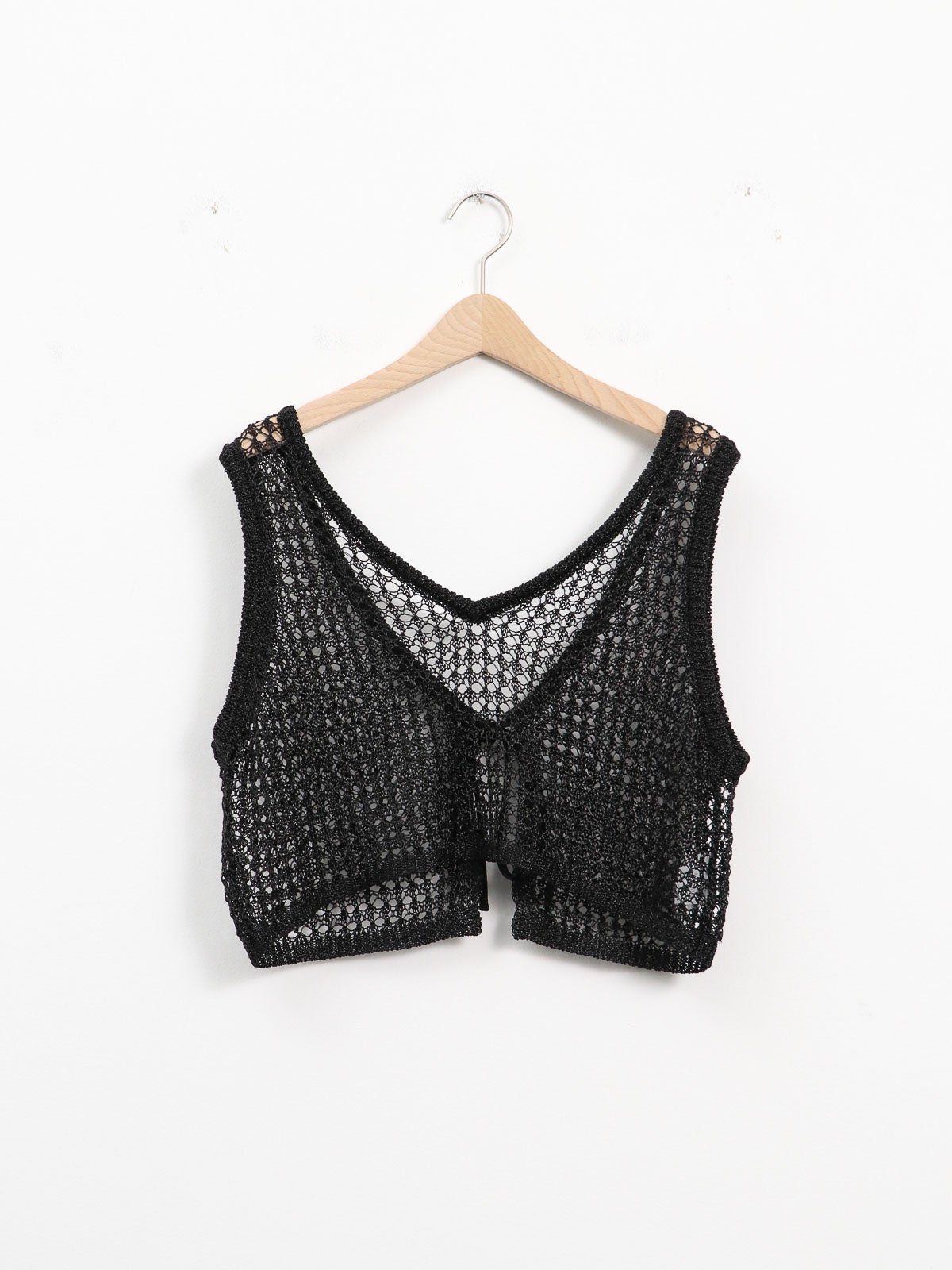 Dignite Collier ] メタリックメッシュビスチェ | FUKAYA FASHION