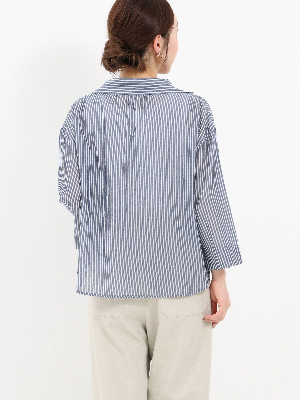 Smile and be happy ] スキッパーシャツ / スマハピ | FUKAYA FASHION