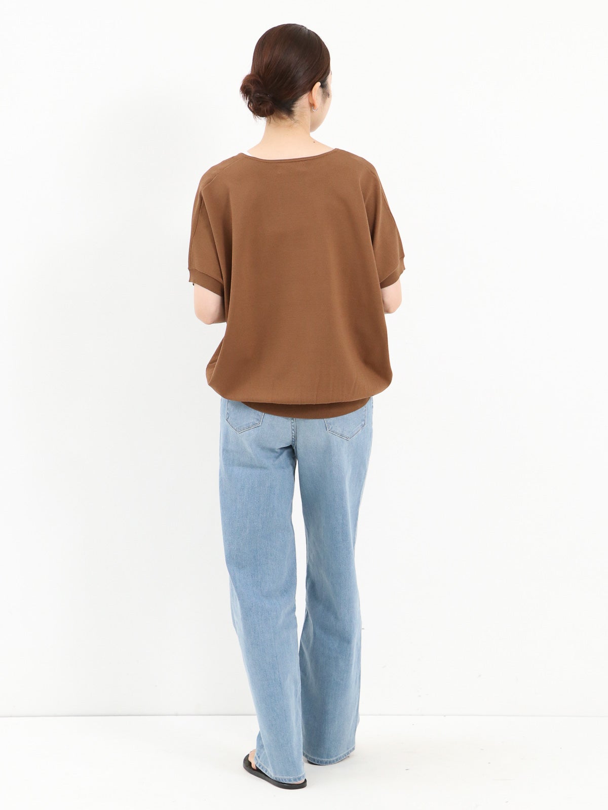Smile and be happy ] 半袖スキッパーニット | FUKAYA FASHION STORES