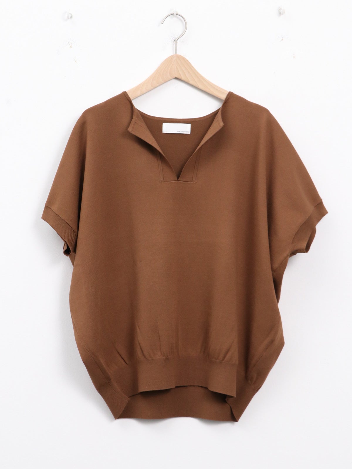 Smile and be happy ] 半袖スキッパーニット | FUKAYA FASHION STORES
