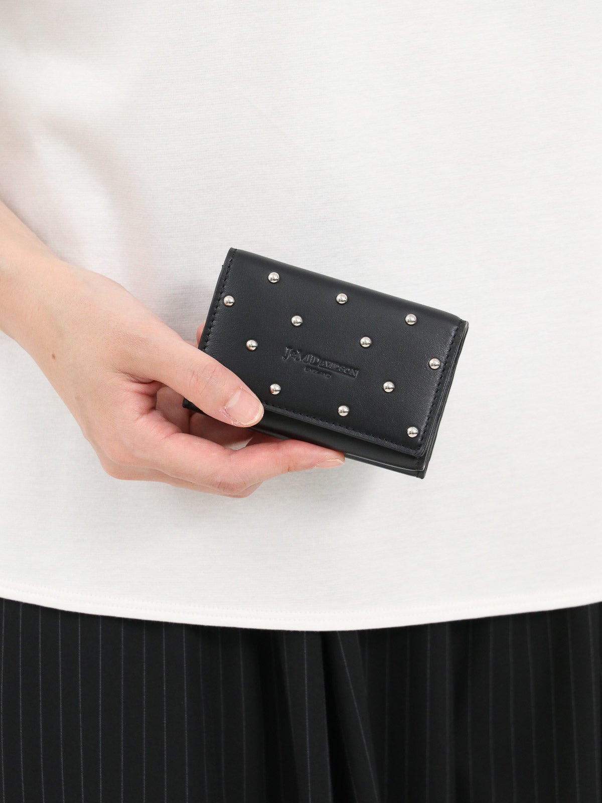 J&M DAVIDSON ] FOLD WALLET STUDDED | FUKAYA FASHION STORES ONLINE