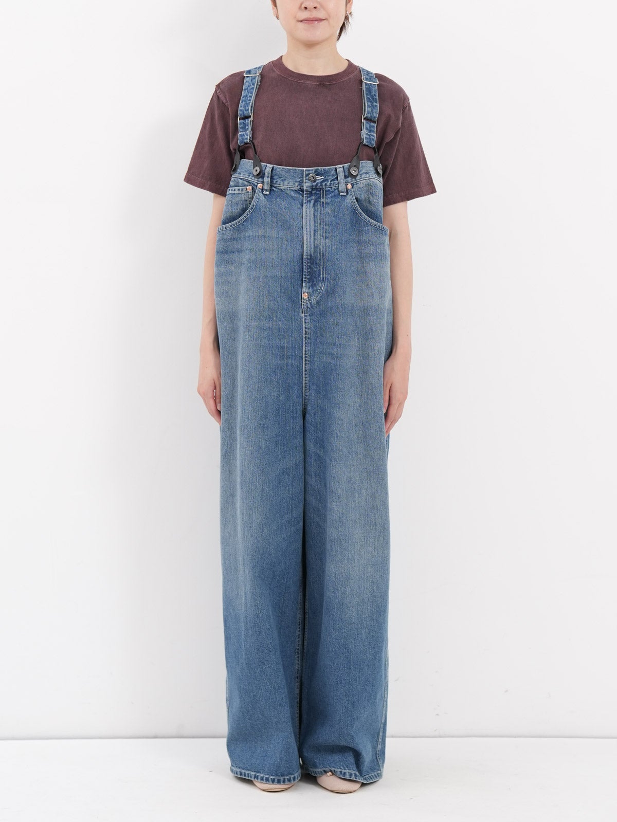 RhodolirioN ] 5Pockets Suspender Pant | FUKAYA FASHION STORES ONLINE