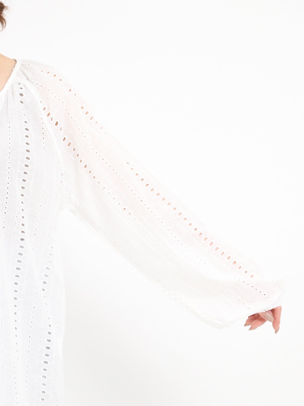 PEINDRE ] レースキーネックブラウス | FUKAYA FASHION STORES ONLINE