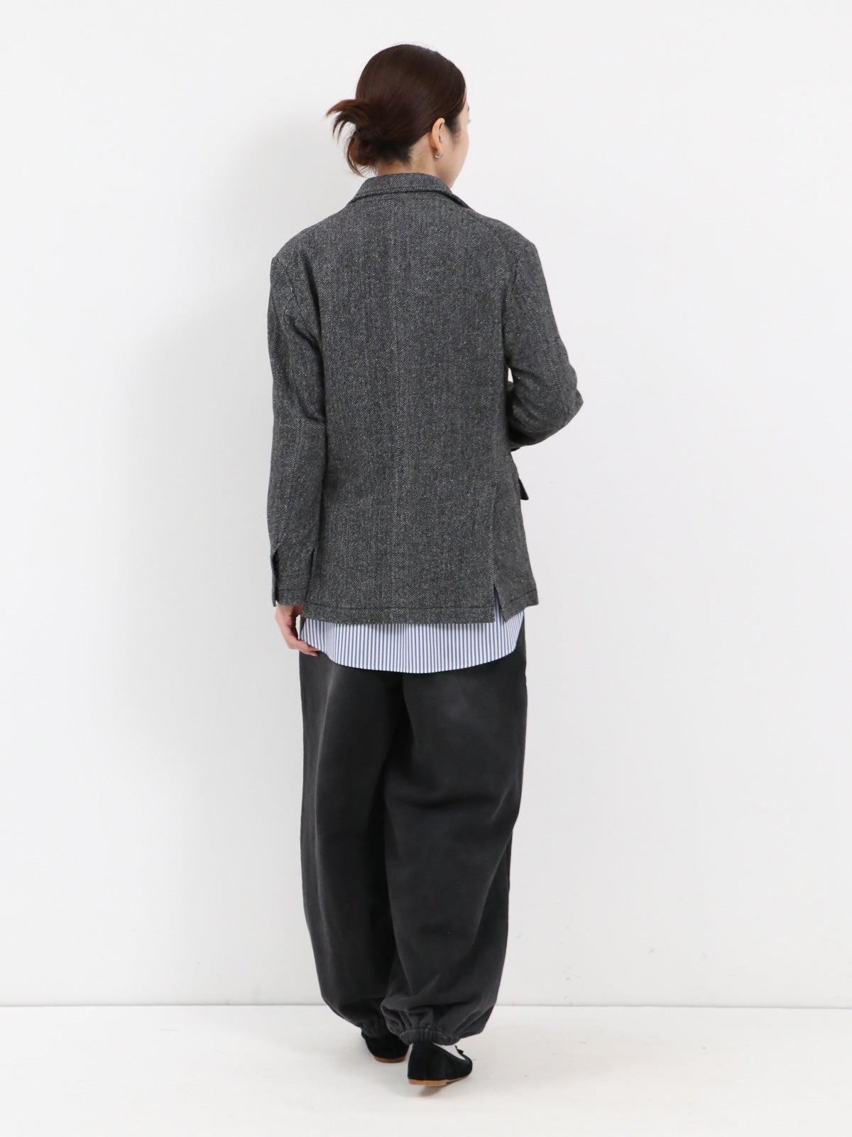 ENGINEERED GARMENTS ] Andover Jacket - Poly Wool Herringbone