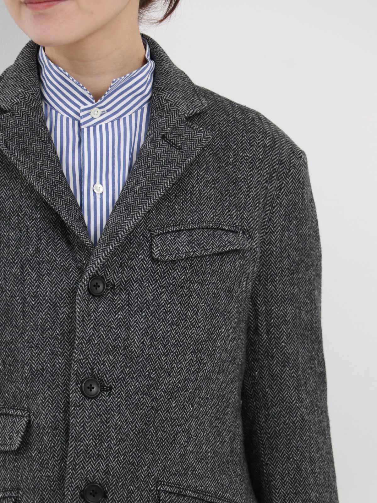 ENGINEERED GARMENTS ] Andover Jacket - Poly Wool Herringbone
