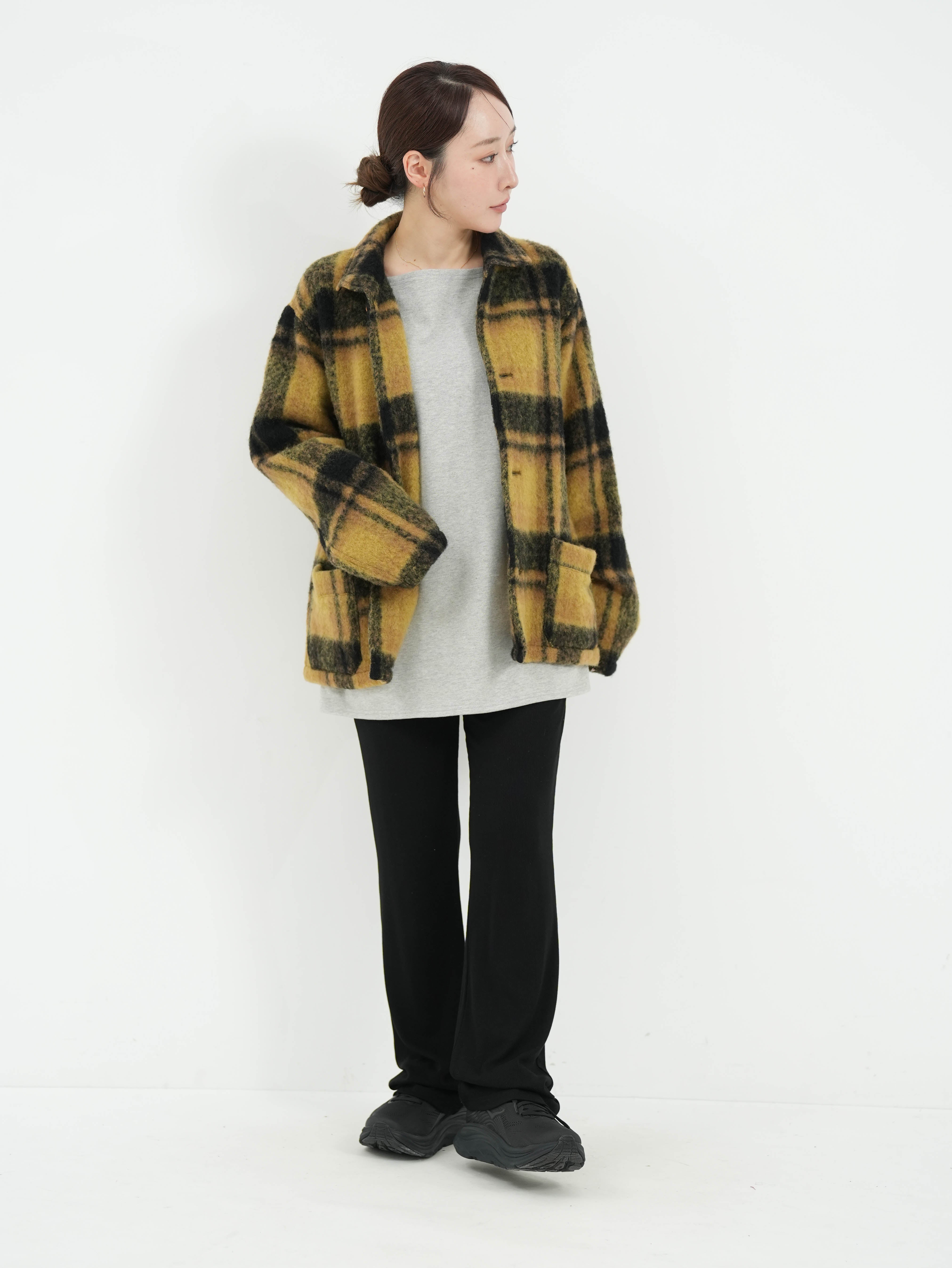 ビッグシルエットシャツジャケット　ロニースコッツ購入 RONNIE SCOTT'S ] BIGシルエット - 無地 | FUKAYA FASHION STORES ONLINE