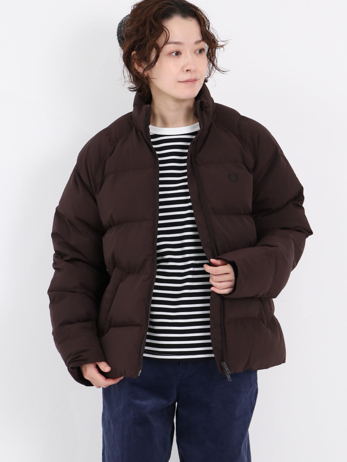 FRED PERRY ] RAGLAN SLEEVE PADDED JACKET | FUKAYA FASHION STORES